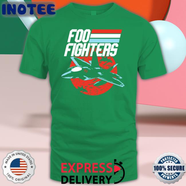 Foo Fighters Fighter Jet Tee Shirt