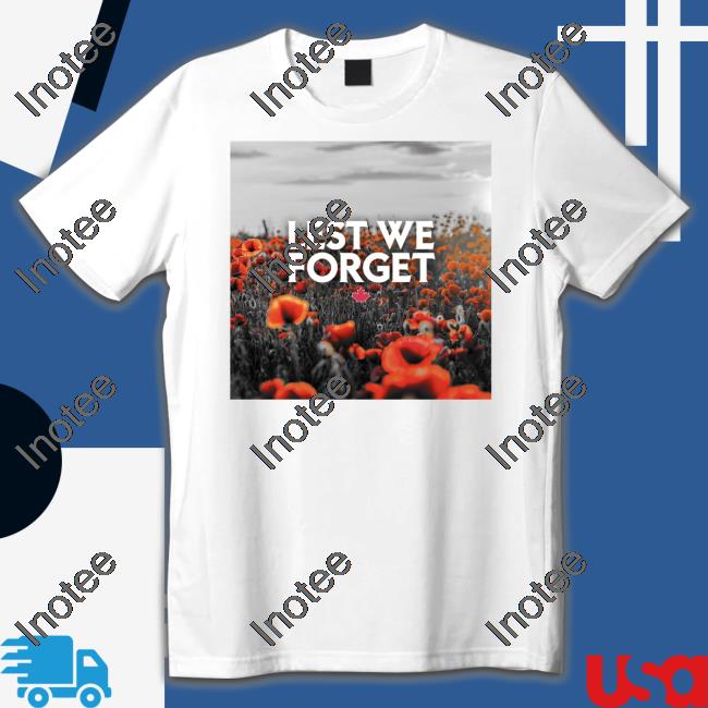 Toronto Blue Jays Lest We Forget Canada Shirts Bluejays