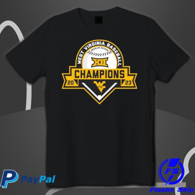 Blue 84 Navy West Virginia Mountaineers 2023 Big 12 Baseball Regular Season Champions shirt