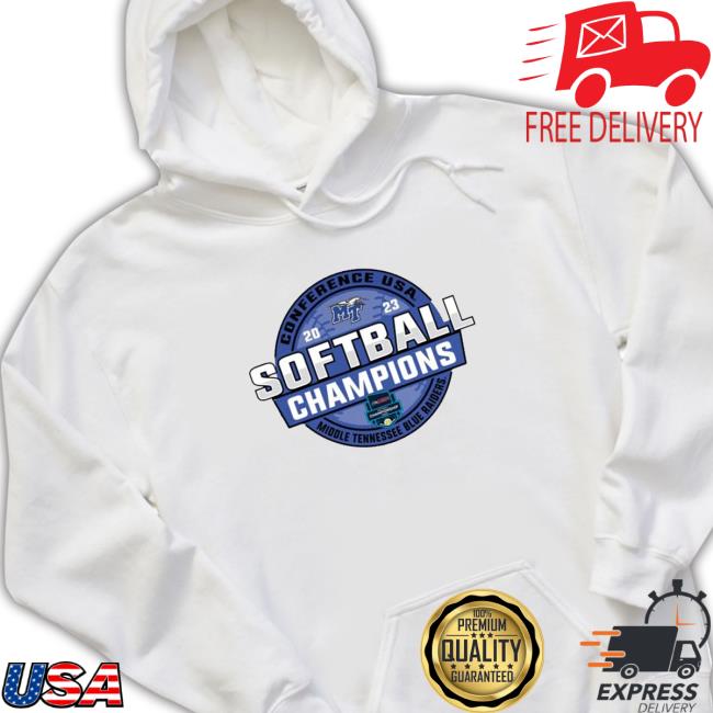 Mtsu Blue Raiders Conference Usa 2023 Softball Champions T-Shirt