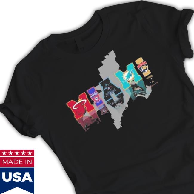 Design The Best Professional Sports Teams In Miami Shirt