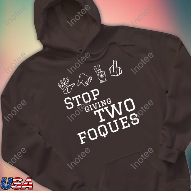 Roqzee Stop Giving Two Foques Tee Shirt