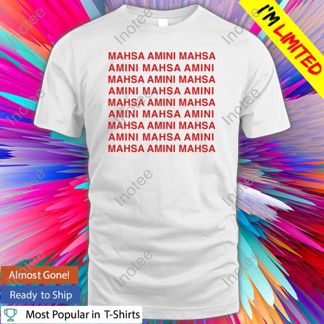 Jessica Chastain Wearing Mahsa Amini Long Sleeve Tee Shirt
