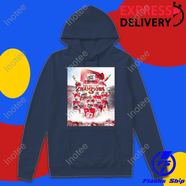 San Francisco 49Ers 2022 NFC West Champions Funny T Shirt 2022 NFC West Champions San Francisco 49Ers Long Sleeve Tee Shirt