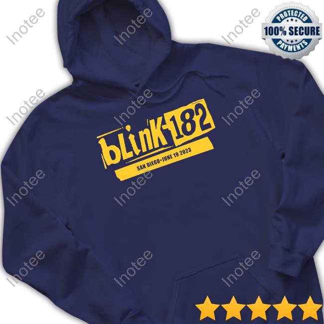 Blink 182 San Diego June 19 2023 Hooded Sweatshirt