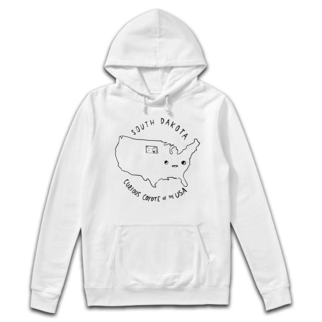 Trending South Dakota Curious Coyote Of The Usa Hoodie Sweatshirt