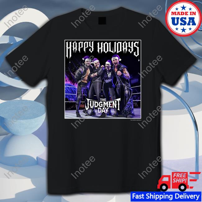 Wwe Happy Holidays The Judgment Day T Shirt Finn Balor