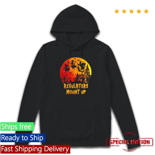 Official Regulators Mount Up Happy Halloween Retro Vintage 2023 Shirt Regulators Mount Up Happy Halloween Retro Vintage 2023 T-Shirt
