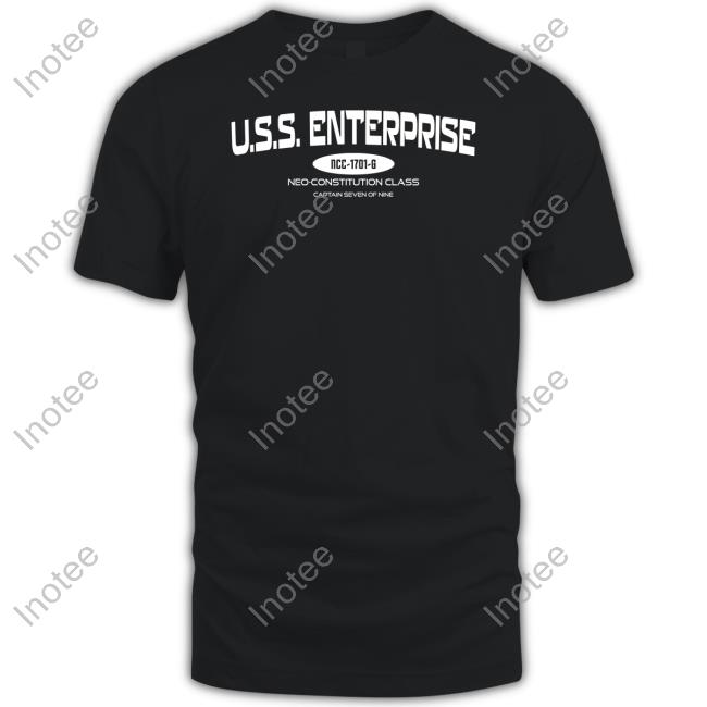 Traderbrandon Store U.S.S. Enterprise Ncc-1701-G Neo-Constitution Class Captain Seven Of Nine Shirts