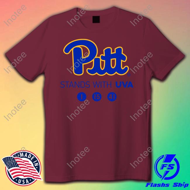 Pitt Stands With Uva 1 15 41 Long Sleeve Tee