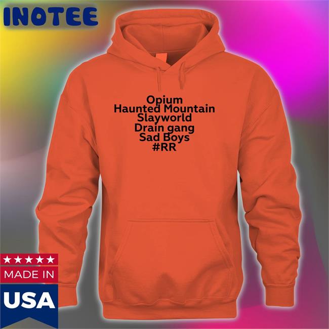 Kenvicio Opium Haunted Mountain Slayworld Drain Gang Sad Boys RR T Shirt