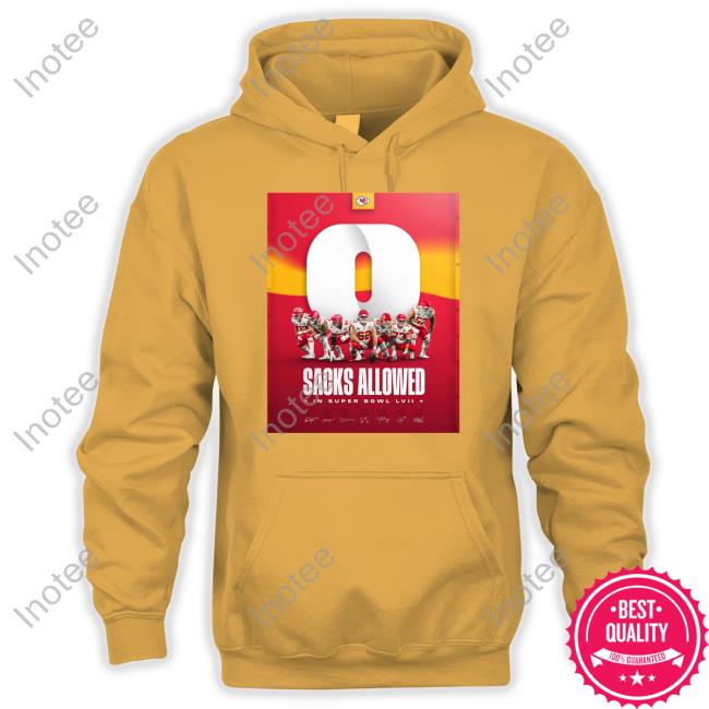 Kansas City Chiefs Sacks Allowed In Super Bowl Lvii Shirts