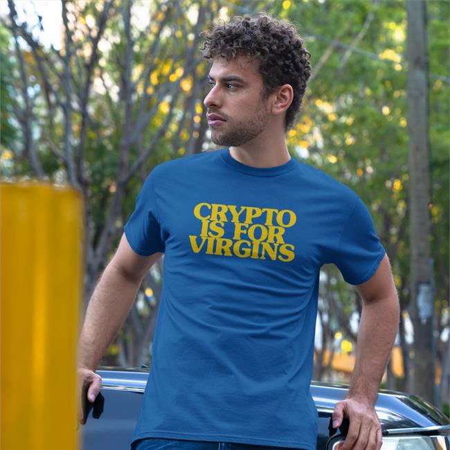 Shirtsthtgohard Forest Green Crypto Is For Virgins Tee