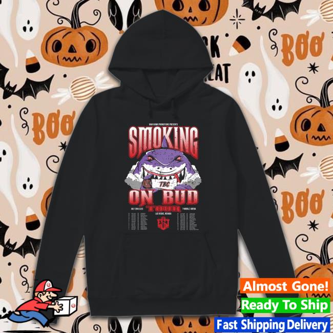 Official Errol Spence Jr. Man Down Promotions Present Smoking On Bud 2023 Tour Poster Shirt