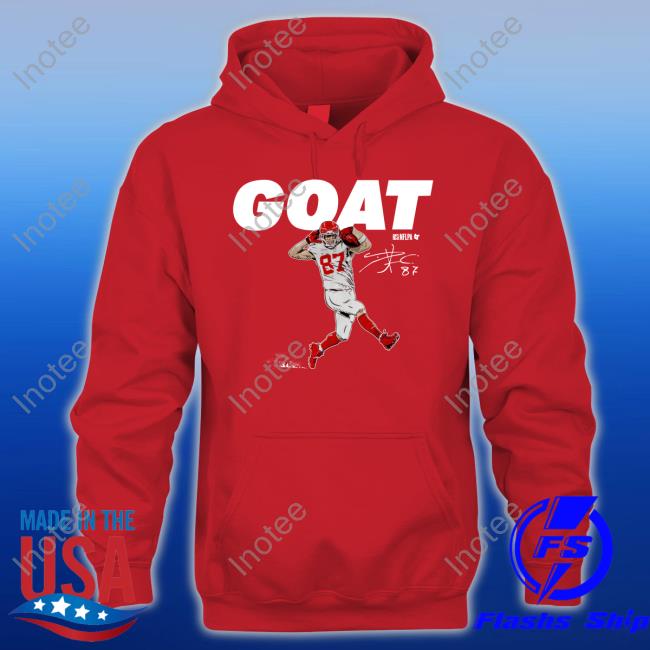 Breaking T Store Travis Kelce Goat Shirt