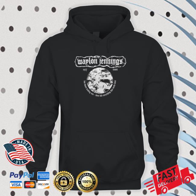 Cult Of Cult Shop Waylon Jennings Honky Tonk Hero shirt, hoodie, tank top, sweater and long sleeve t-shirt