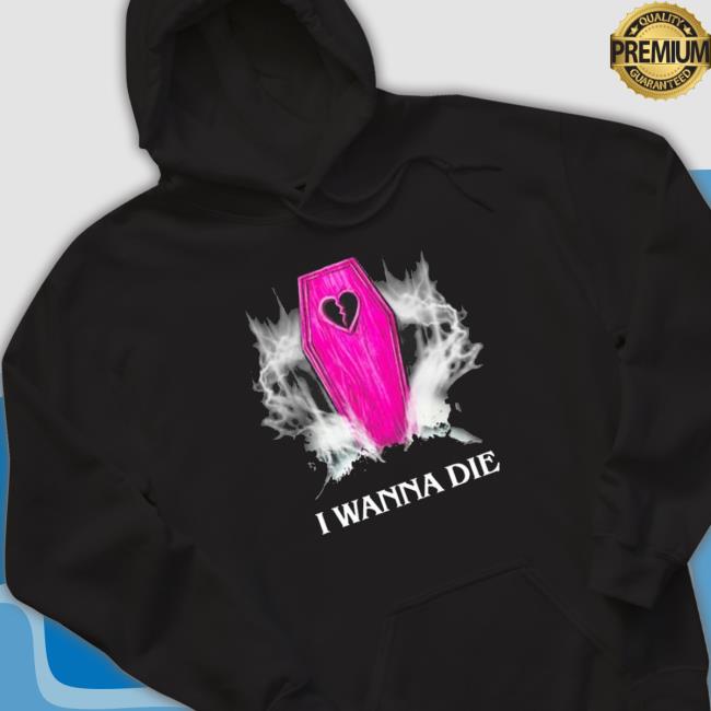Nessa Barrett Mesh I Wanna Die Hoodie
