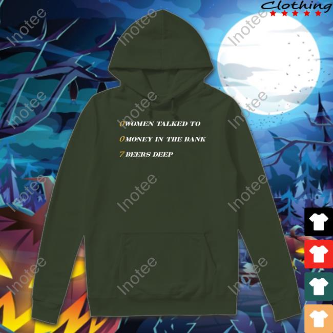 Unprofessionalapparel 007 Women Talked To Money In The Bank Beers Deep Hoodie