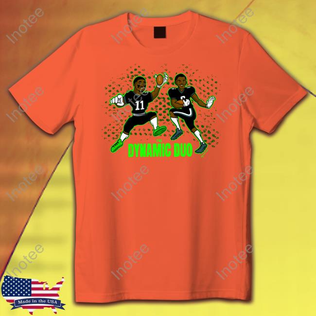 Nick Sirianni Wearing Dynamic Duo T Shirt