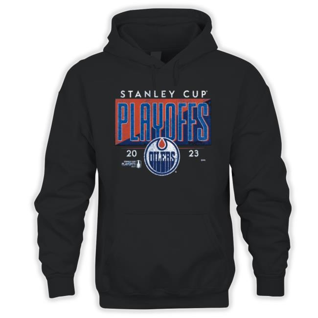 Men’S Edmonton Oilers Royal 2023 Stanley Cup Playoffs Tri-Blend shirt