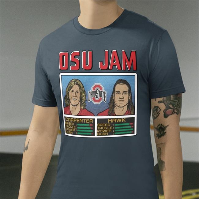 Homage Merch Osu Jam Carpenter And Hawk Hoodie Bobby Carpenter