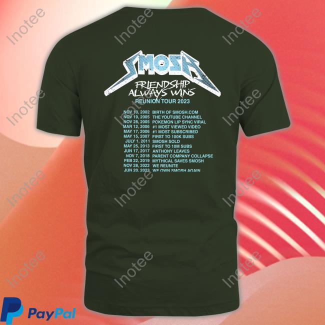 Smosh Reunion Tour Hoodie Smosh Merch Reunion Tour Long Sleeve