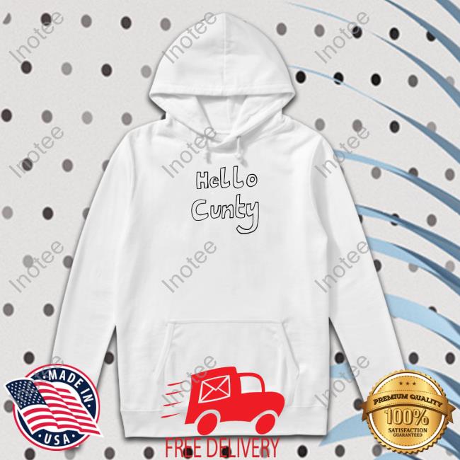 Hello Cunty Long Sleeve T Shirt Bella Freud Store