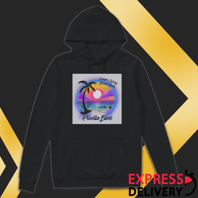 Priscilla Block Looks Back With Couple Spring Breaks Back Shirt