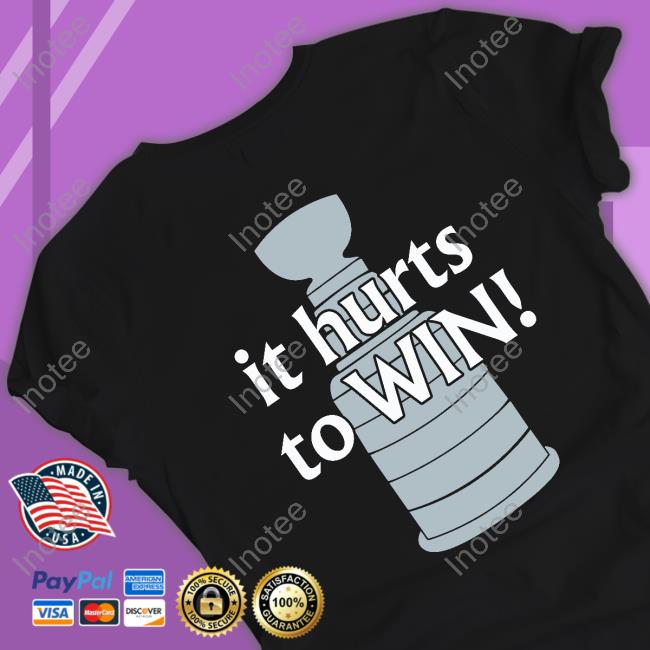 Stanley Cup Finals 2023 Vegas Golden Knights It Hurts To Win Hoodie