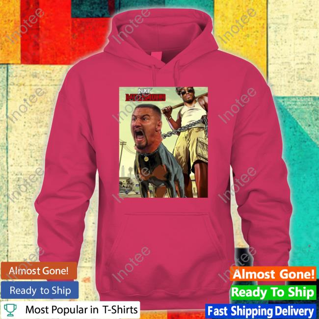Gta 5 Carmelo Hayes And Bronson Steiner Nxt Battleground T-Shirt, Hoodie, Tank Top, Sweater And Long Sleeve T-Shirt