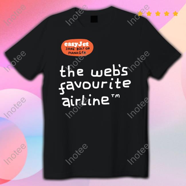 Easy Jet Jane Bolt On Manager The Web's Favourite Airline Hoodie Sweatshirt