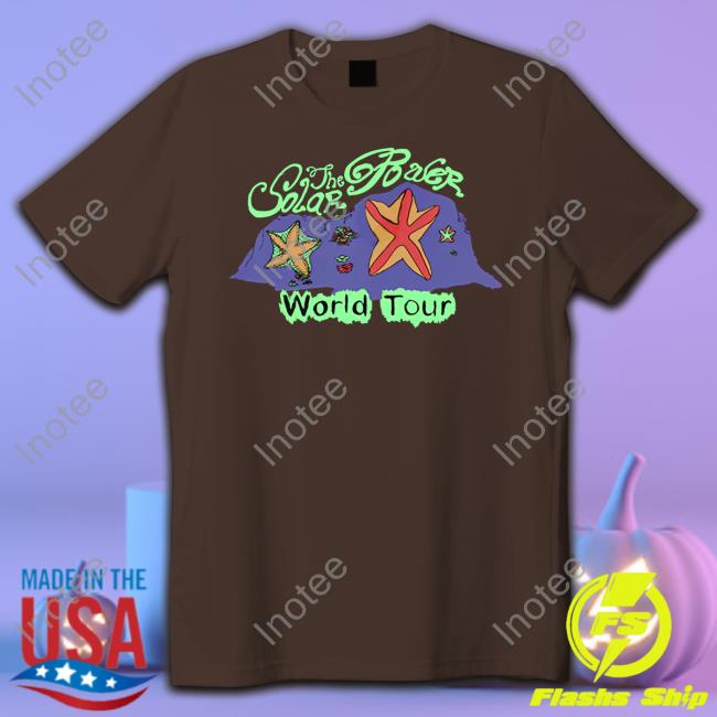 The Solar Power World Tour Sandbar Tee Shirt