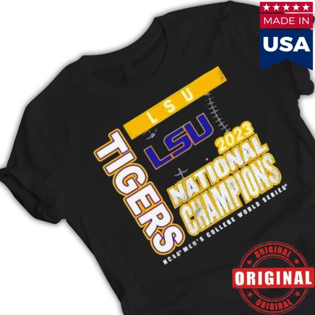 Men’S College World Series 2023 Lsu Tigers National Champions shirt
