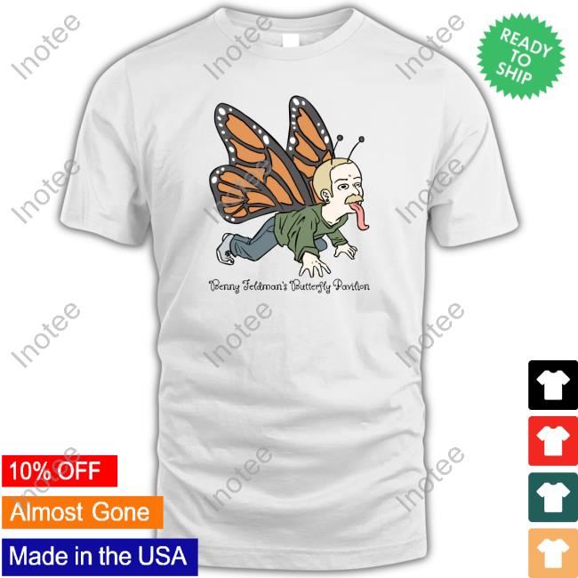 Feldfrog Merch Benny Feldman's Butterfly Pavilion Crewneck Sweatshirt