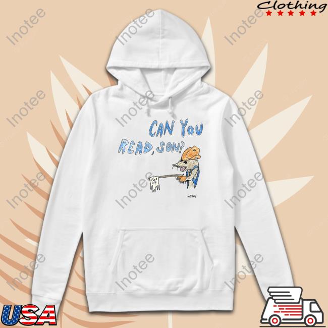 Matt Gray Can You Read Son Hoodie