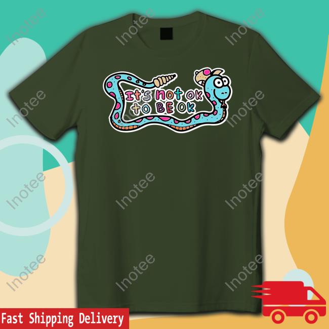 Thegoodshirts Snake It's Ok Not To Be Ok Long Sleeve Tee Shirt Goodshirts Merch Snake It's Ok Not To Be Ok New Shirt