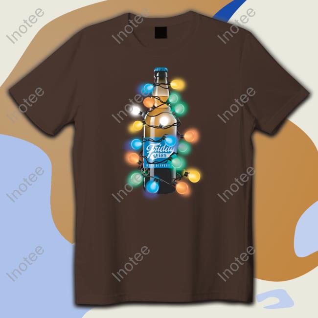 Friday Beers Merch Christmas Bottle Crewneck Sweatshirt
