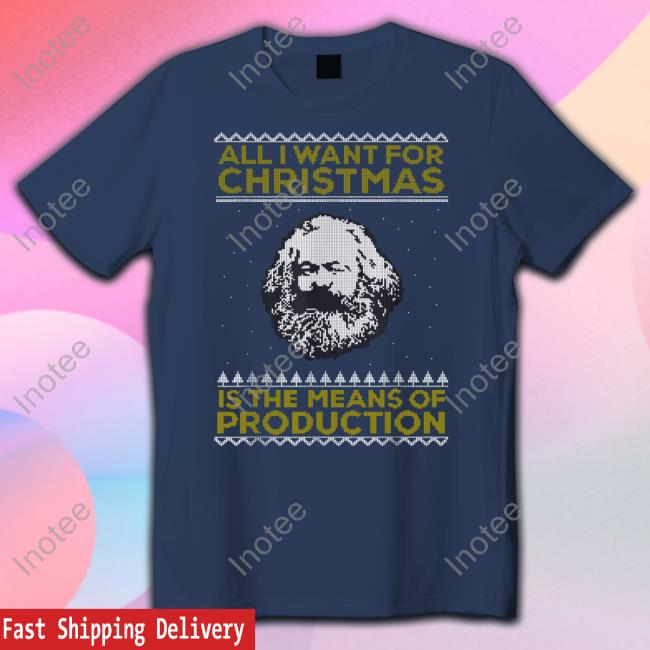 Melanin Mmaps All I Want For Christmas is the Means of Production Official Shirt Floyd Shivambu