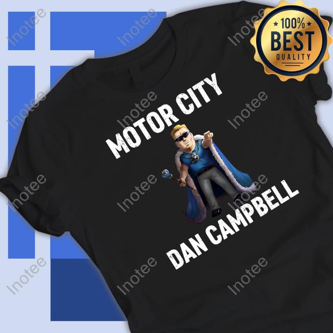 Evan Fox Wearing Motor City Dan Campbell T Shirt