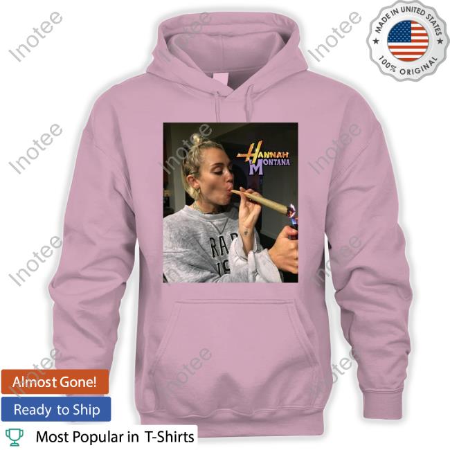 Whitemarket Hannah Montana Smoking Weed Hoodie