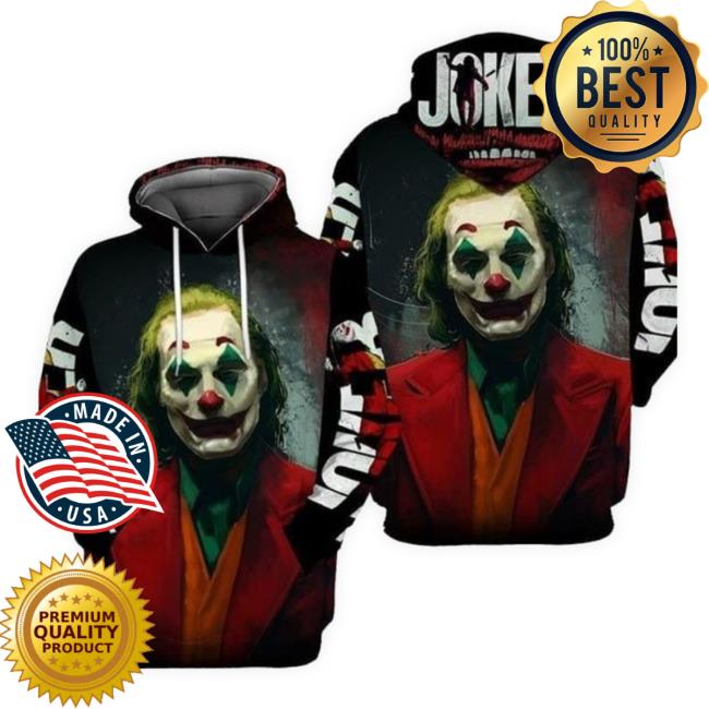 Smile Danger Of Joker 3D Aop Hoodie