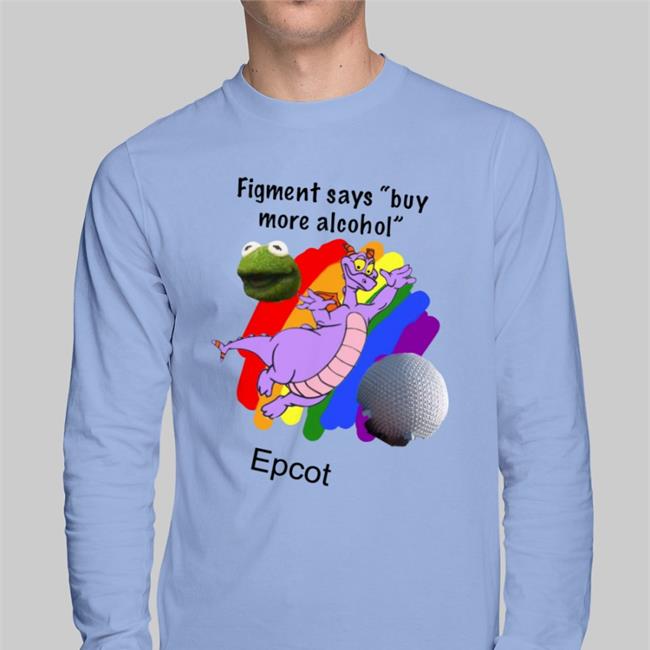 Bruh Kermit Figment Says Buy More Alcohol Epcot Shirt