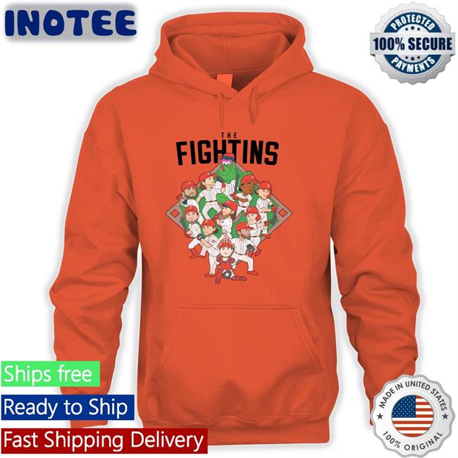 Philastrations Studio The Fightins Hoodied Sweatshirt Philadelphia Phillies Postseason The Fightins Funny T Shirt