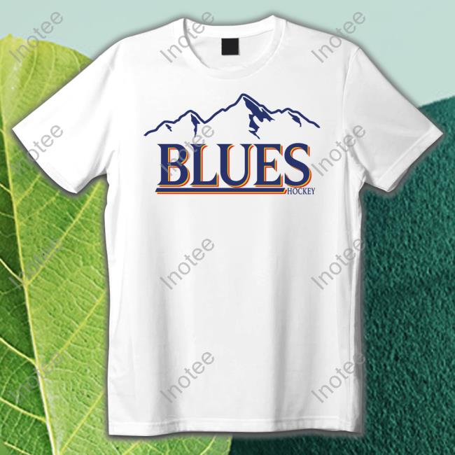 Blues Hockey Tee Shirt Blues Buzz Store