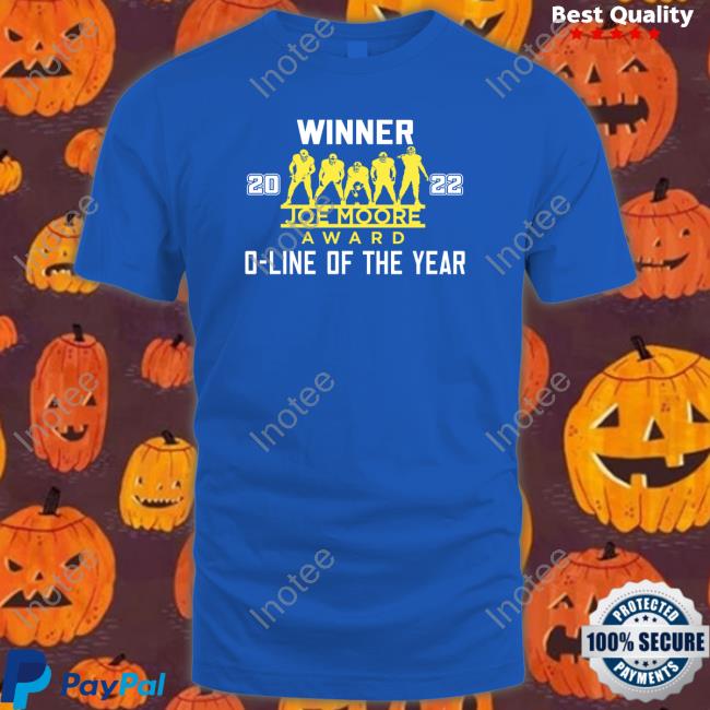 Michigan Football Winner Joe Moore Award 2022 O-Line Of The Year tee shirt