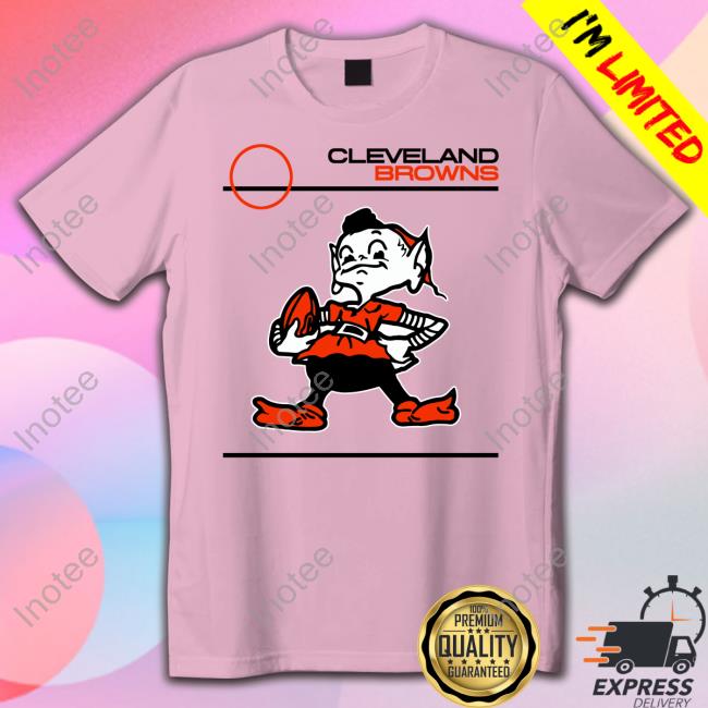 Deshaun Watson Wearing Cleveland Browns Brownie Elf with Football Long Sleeve Tee Shirt