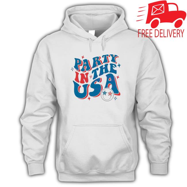 Party In The Usa Funny 4Th Of July Smiley Face shirt, hoodie, tank top, sweater and long sleeve t-shirt Party In The Usa Funny 4Th Of July Smiley Face shirt, hoodie, tank top, sweater and long sleeve t-shirt