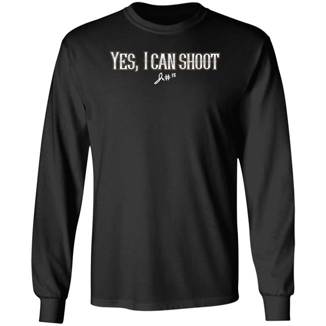 Jose Alvarado Yes, I Can Shoot Shirt The Players Trunk Merch Jose Alvarado Yes, I Can Shoot Shirt The Players Trunk Merch