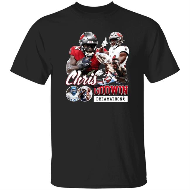 Mike Evans Wearing Chris Godwin Dreamathon Shirt Dreamathon Merch