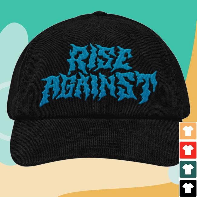 Rise Against Merch Thorned Logo Cord Bucket Hat